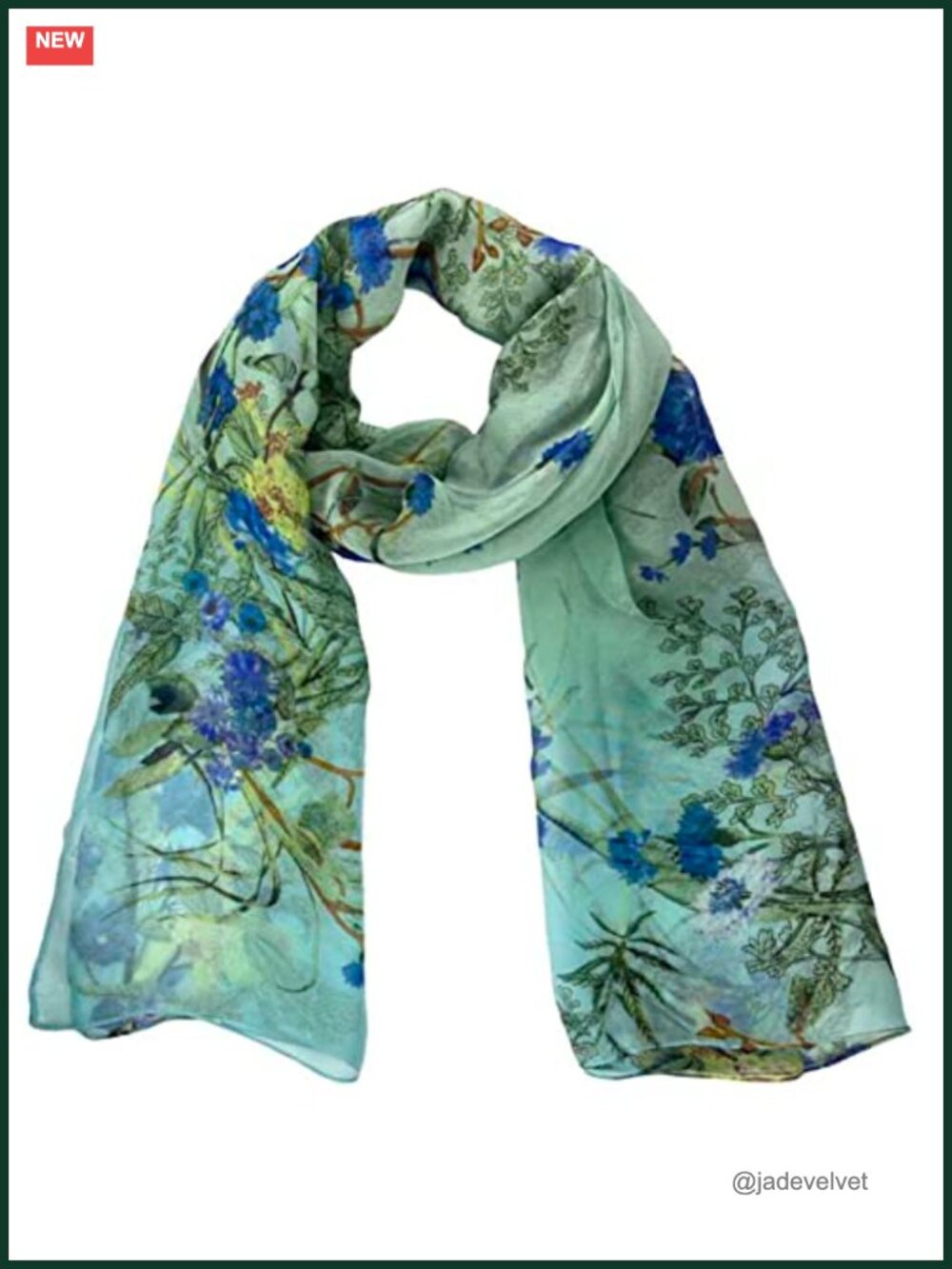Lightweight Polyester Fashion Print Scarf for Women 63 Inches